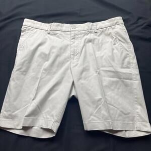 Ballin Drummond Flat Front Shorts Sz 38 Stone Golf Summer 9 Inch Inseam
